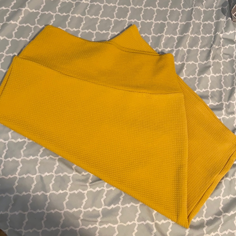 Summer Mustard Skirt